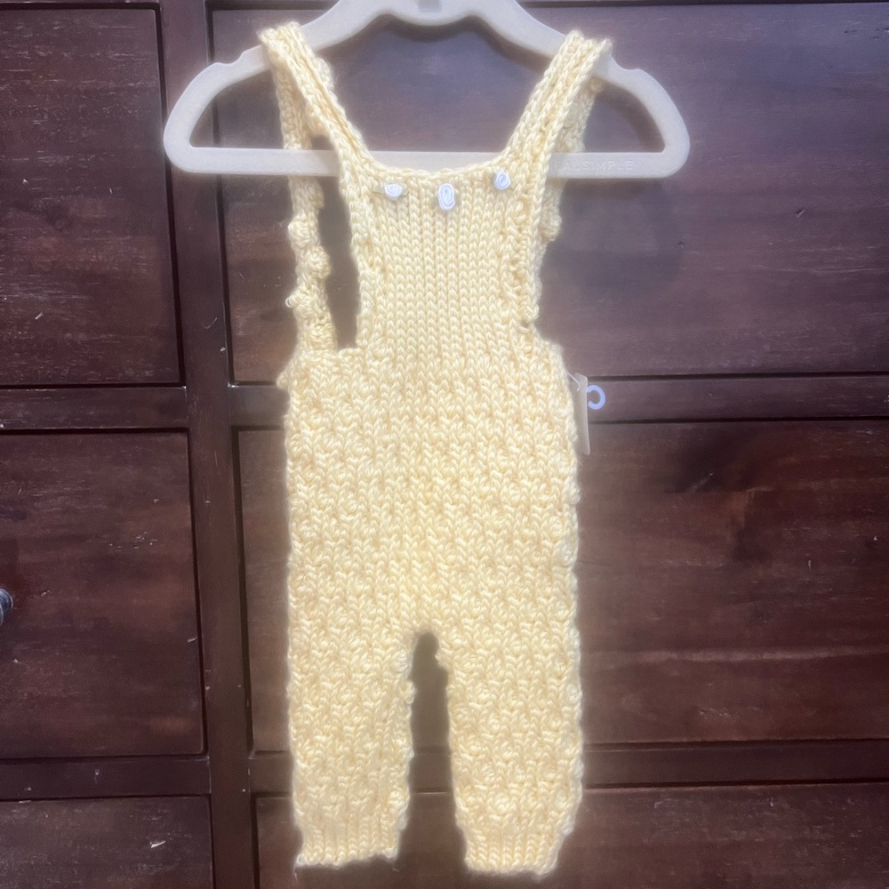 Baby Overalls Yellow Size 0-3 months